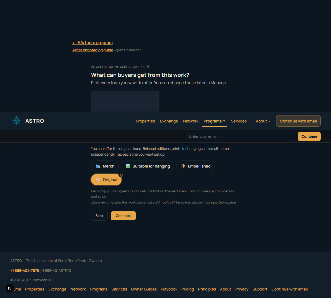 Step 3D — Commerce tiers